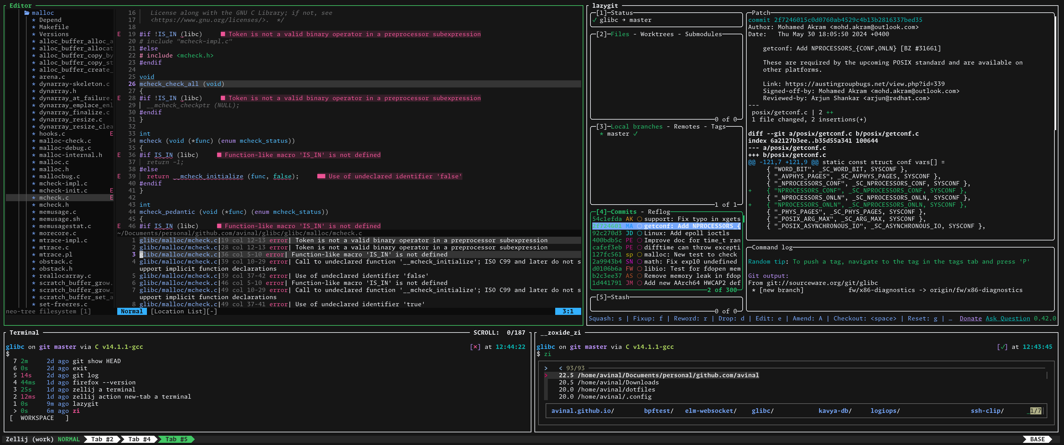 Glimpse into the terminal